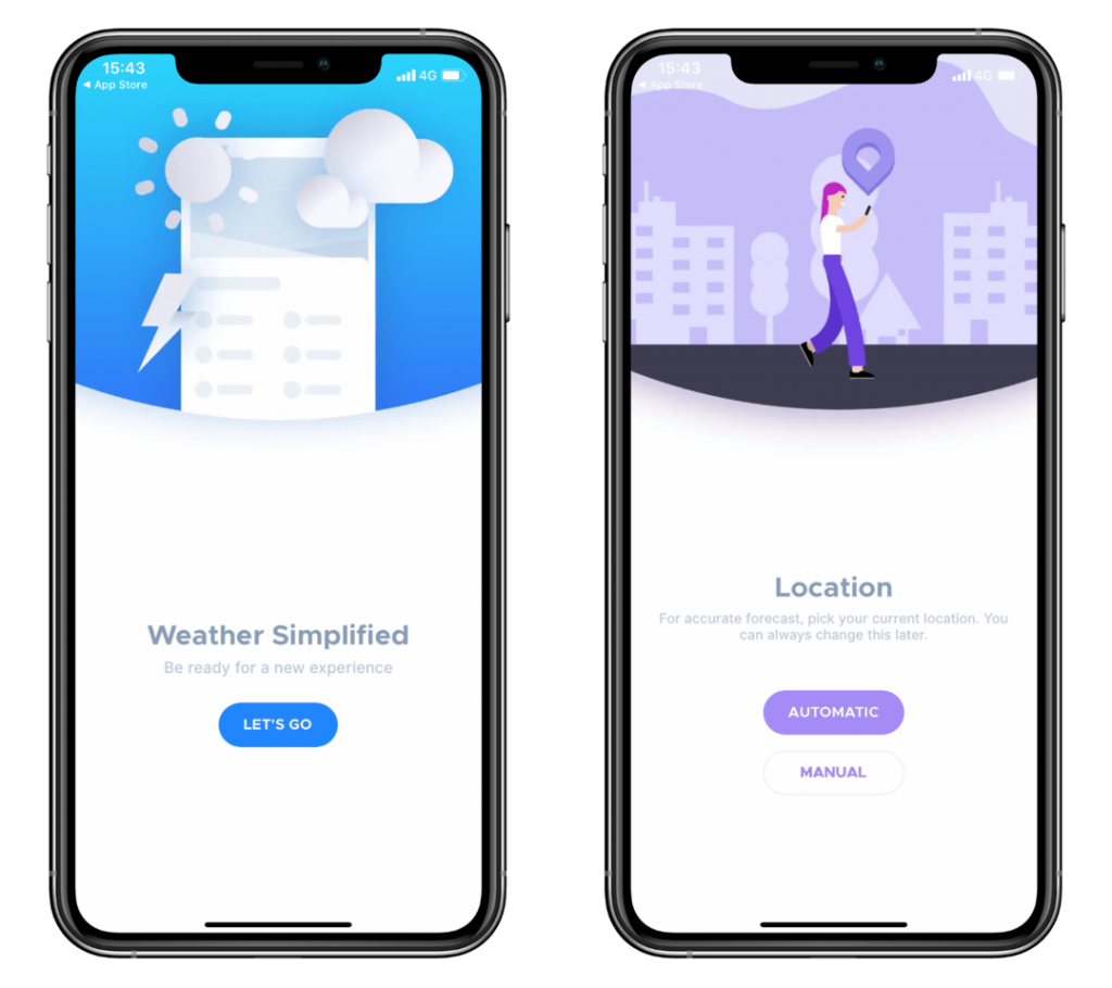 最美的天氣 App - Overdrop，介面極簡好看，支援 iOS/Android