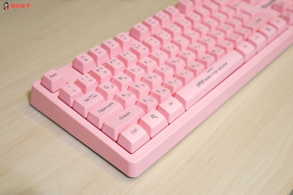 開箱｜MARVO 魔蠍 CM418 粉色鍵鼠耳機組合｜鍵盤
