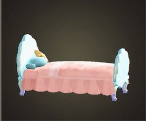 動森 人魚家具 DIY 方程式｜床鋪