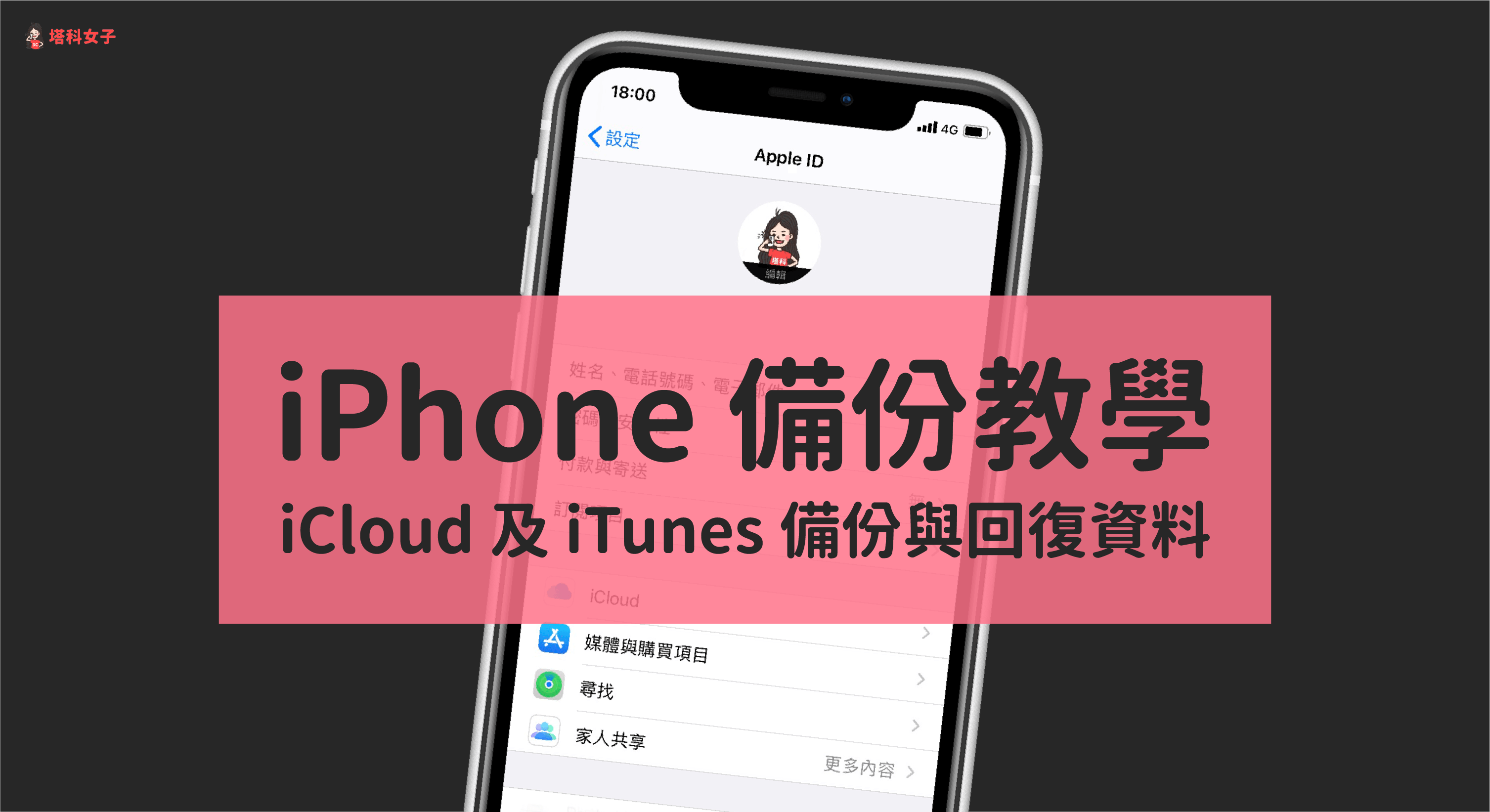 Iphone 備份教學 教你如何用icloud 和itunes 備份與還原資料 塔科女子