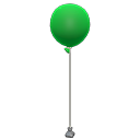 動森 狐利的九尾抽獎獎品 - 綠色氣球