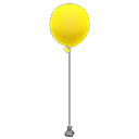 動森 狐利的九尾抽獎獎品 - 黃色氣球