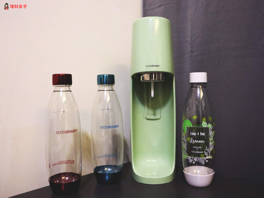 sodastream Spirit 氣泡水機 開箱 內容物