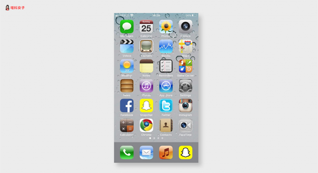 iOS 14 桌布排版，附 iPhone 桌面設計與 icon 素材｜復古風