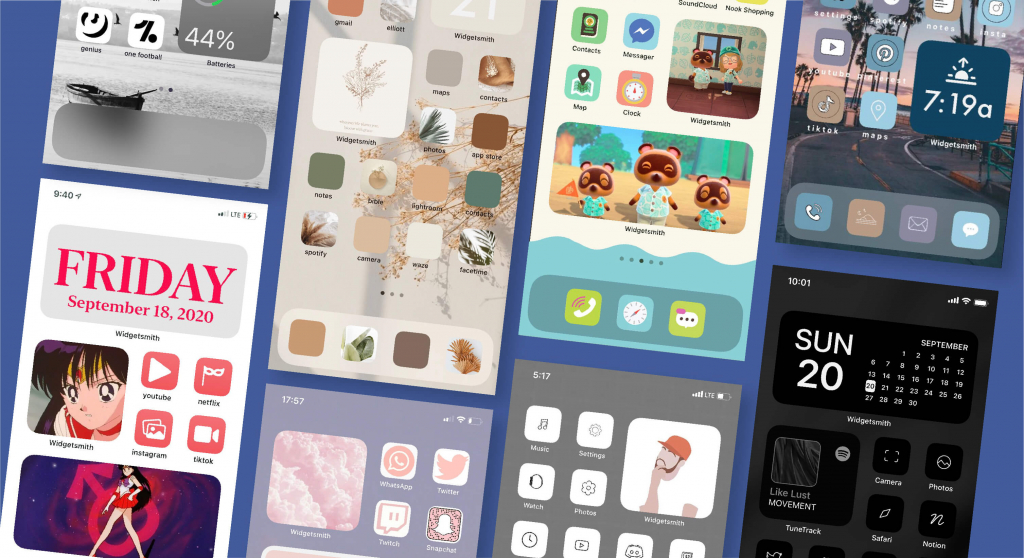 iOS 14 桌布排版教學，快參考這些 iPhone 桌面設計 (附 icon 素材)