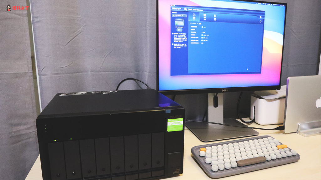 QNAP TL-D800C JBOD 儲存擴充設備