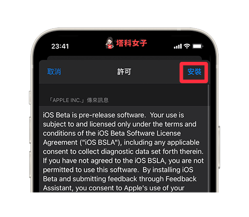 下載 iOS 14.5 Beta 測試版： 安裝