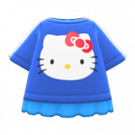 動森 三麗鷗家具： Hello Kitty T 恤