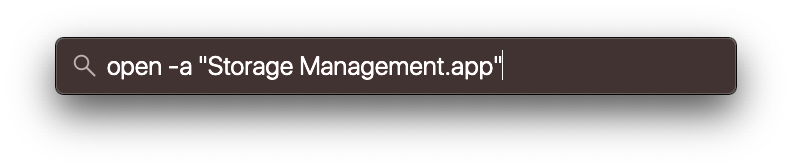 Mac 儲存空間沒有出現「管理」