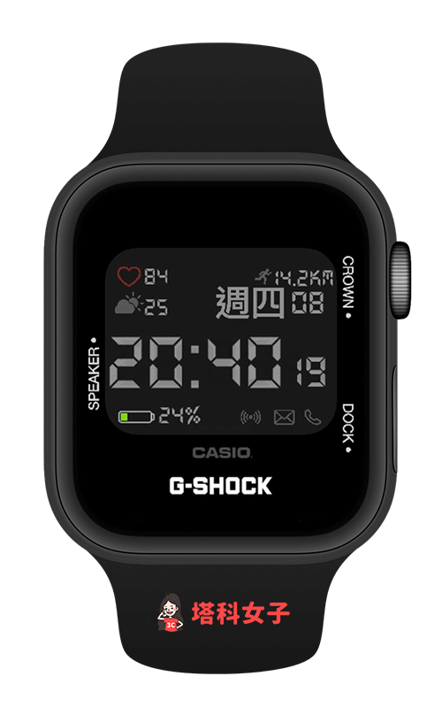 Apple Watch Casio 錶面分享：卡西歐 G Shock