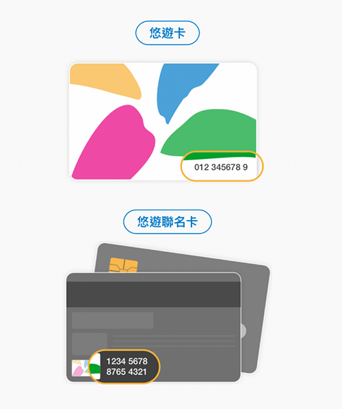 在悠遊付 app 內新增悠遊卡，查看卡號