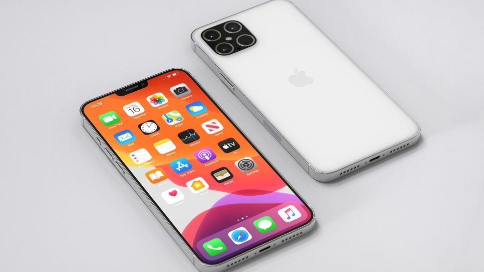 iPhone13最新渲染圖（來源：https://www.creativebloq.com/news/apples-iphone-13-design-just-leaked-with-an-unwelcome-surprise）