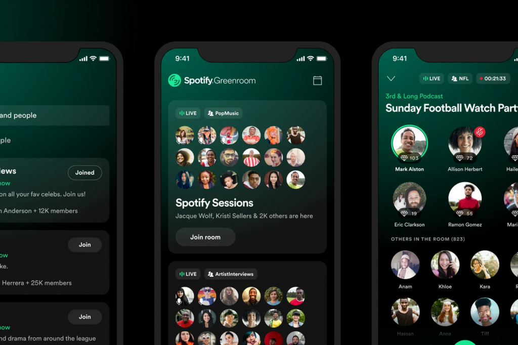 Spotify 推出自家語音社群平台 Greenroom