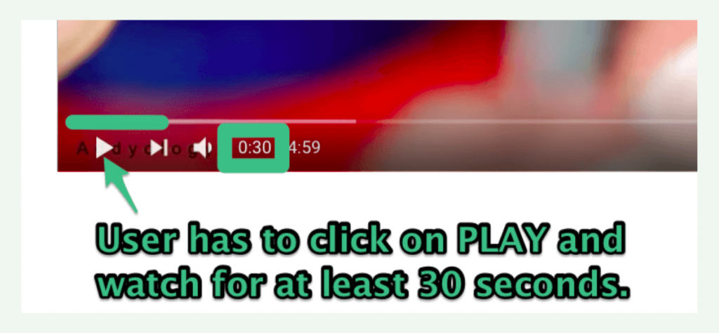 YouTube 影片觀看次數須在主動點進觀看超過 30 秒時才會算數