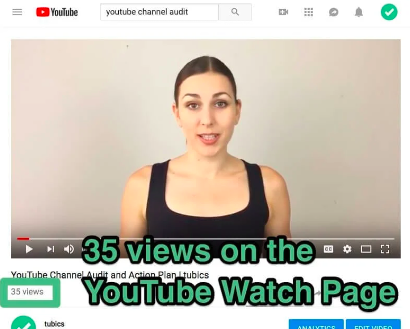 外媒 tubics 的同支影片在 YouTube 觀賞頁面出現最高的觀看次數