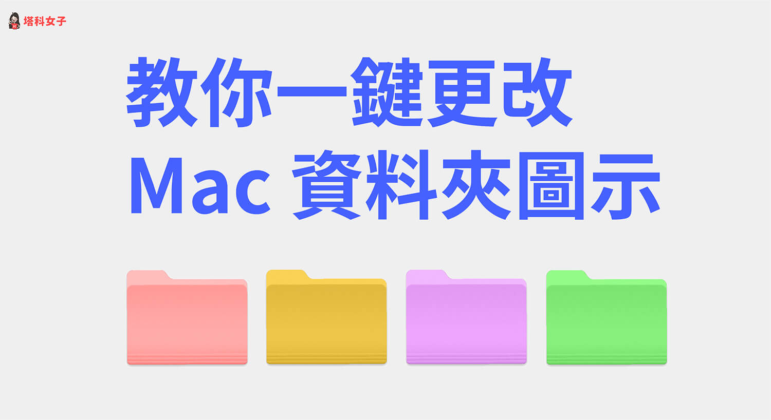 Mac 更改資料夾圖示教學，換上你喜歡的圖像 ICON