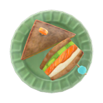 動森料理、食譜 DIY 方程式：鮭魚三明治