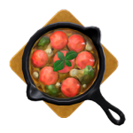 動森料理、食譜 DIY 方程式：蒜香橄欖油番茄