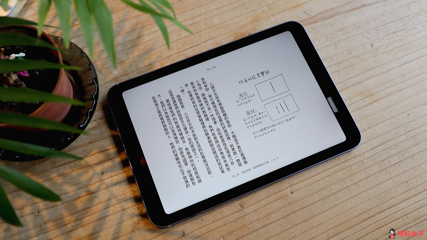 iPad mini 6 紫色款開箱與評價：閱讀瀏覽