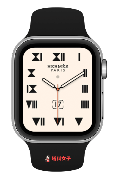 Apple Watch 愛馬仕錶面分享：米色愛馬仕錶面