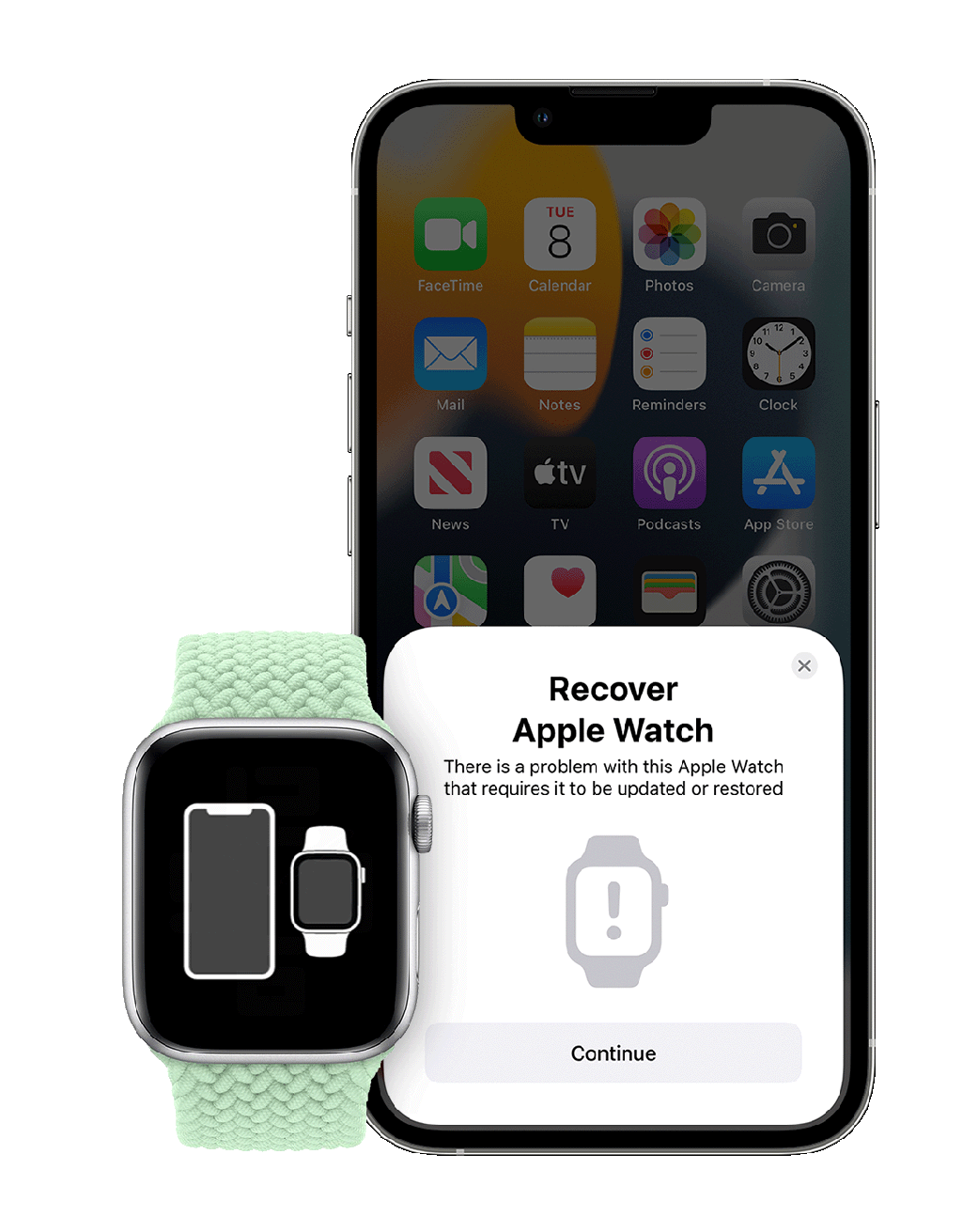 iPhone 回復 Apple Watch