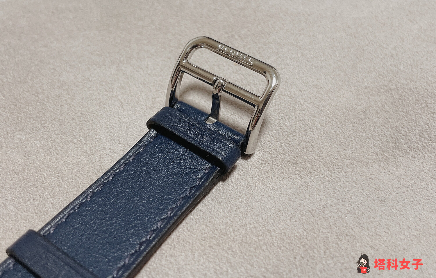 Apple Watch Hermès 錶帶開箱：不鏽鋼錶扣
