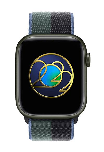 2022 Apple Watch 地球日挑戰：獎章