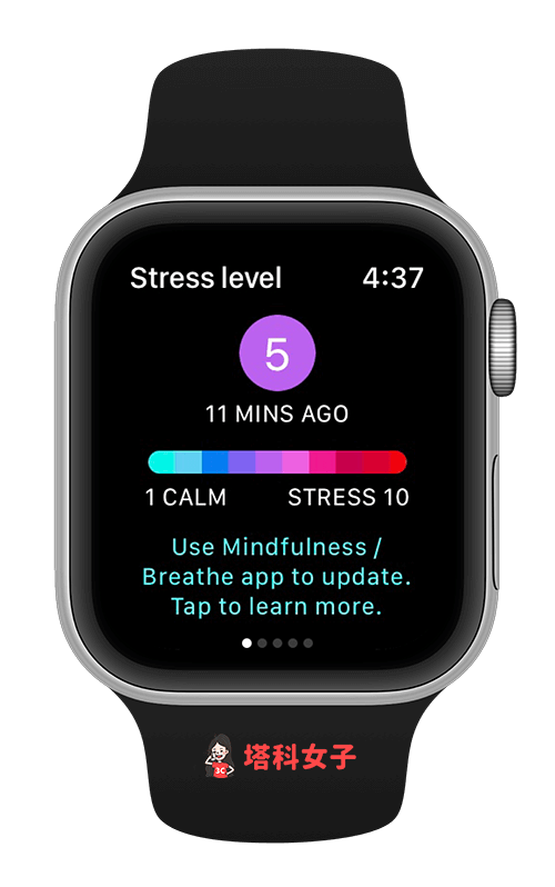 StressFace 壓力檢測 App 使用：壓力檢測等級