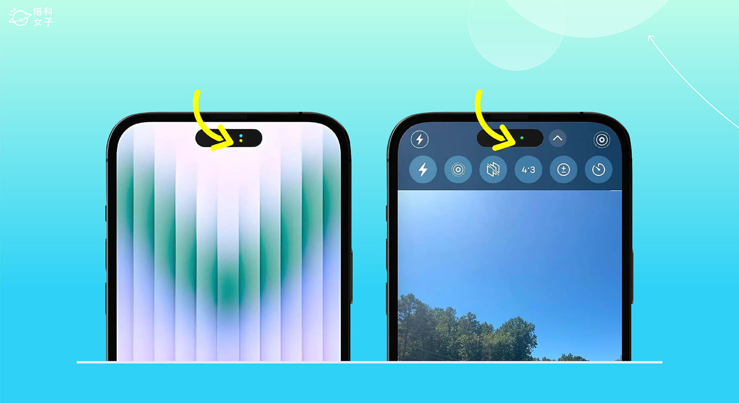iPhone 14 Pro 藥丸狀設計將整合並顯示相機綠點及麥克風橘點