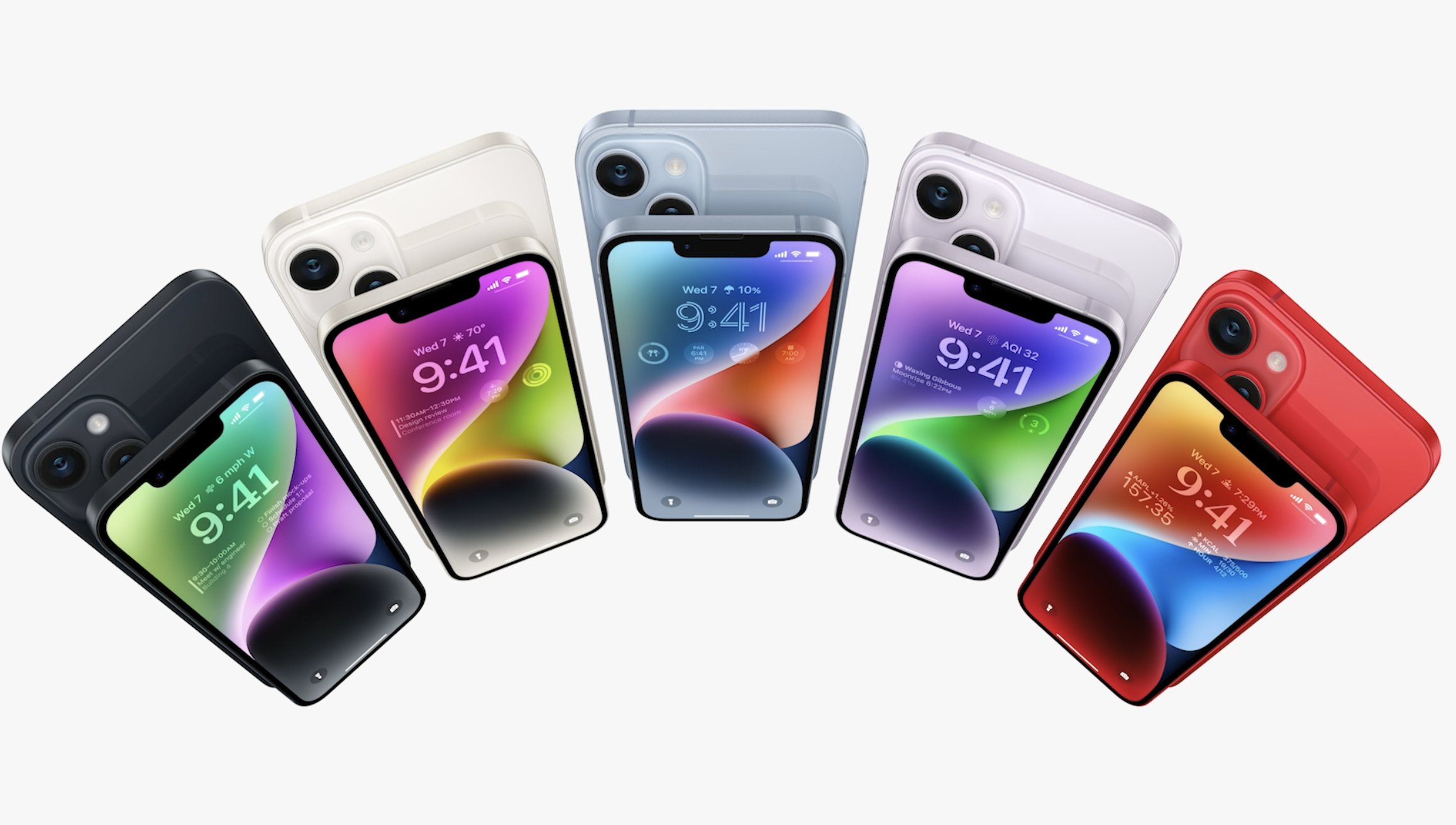 iPhone 14、iPhone 14 Plus 推出五款顏色