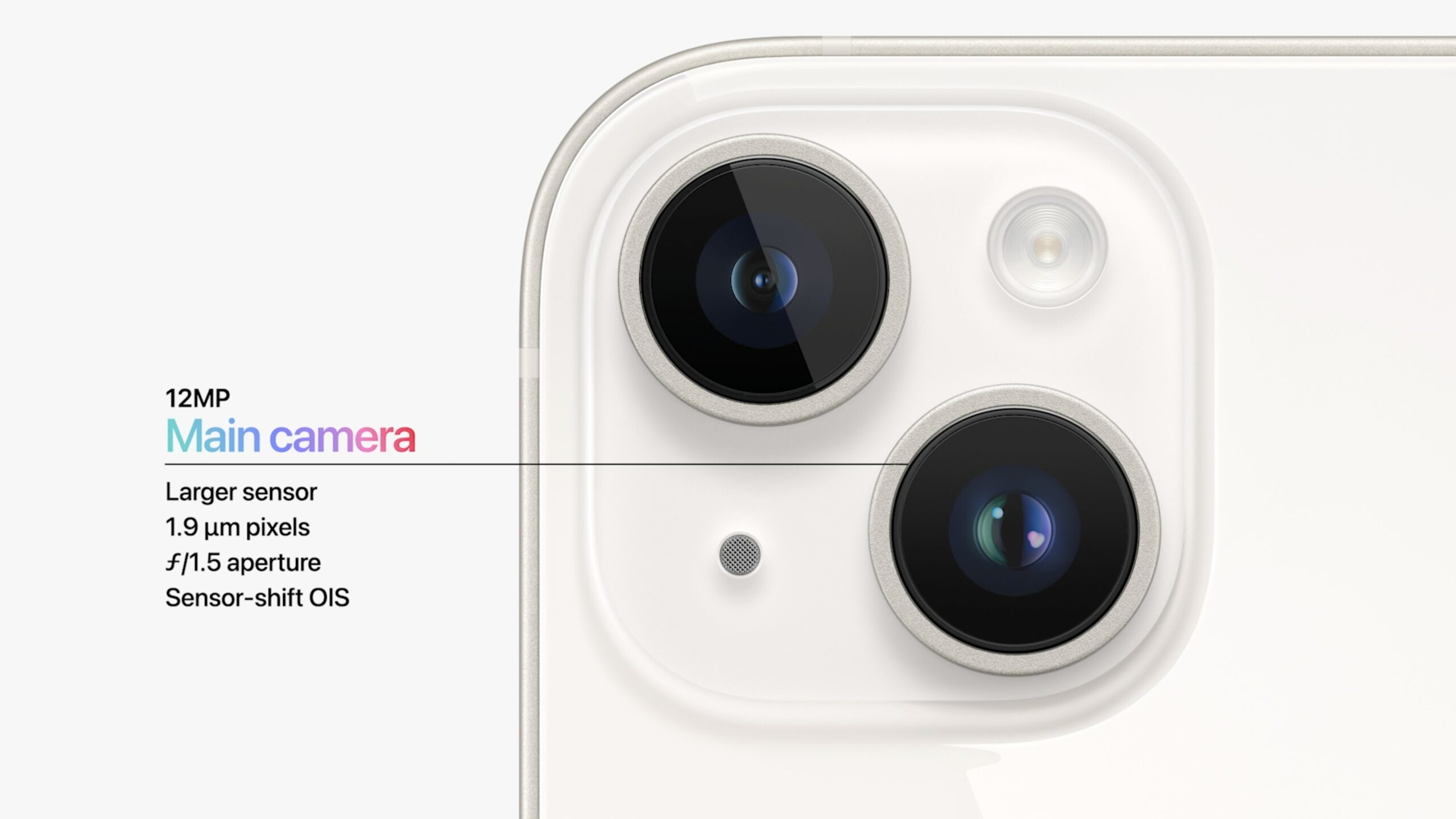 iPhone 14 擁有更先進的相機系統