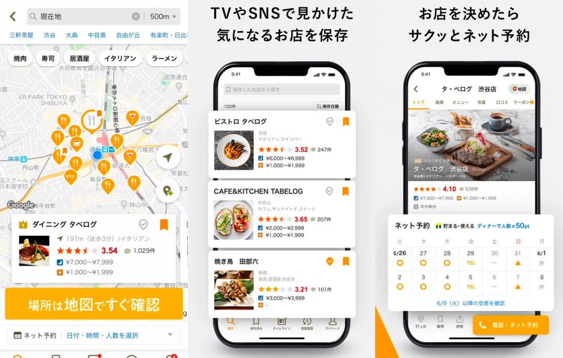 日本美食 App 推薦：食べログ Tabelog