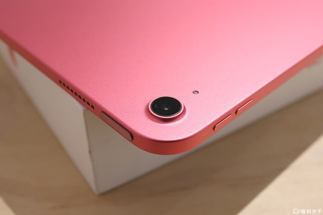 iPad 10 開箱(粉紅色)：1200萬畫素相機