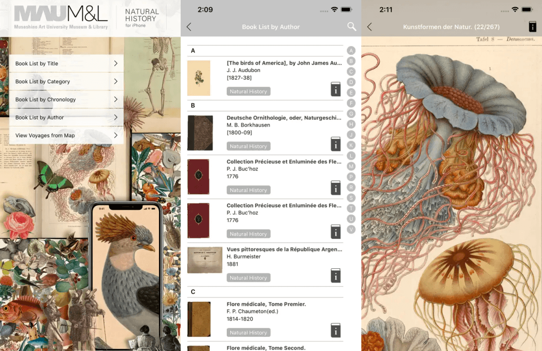藝術圖譜App：MAU M＆L 博物圖譜