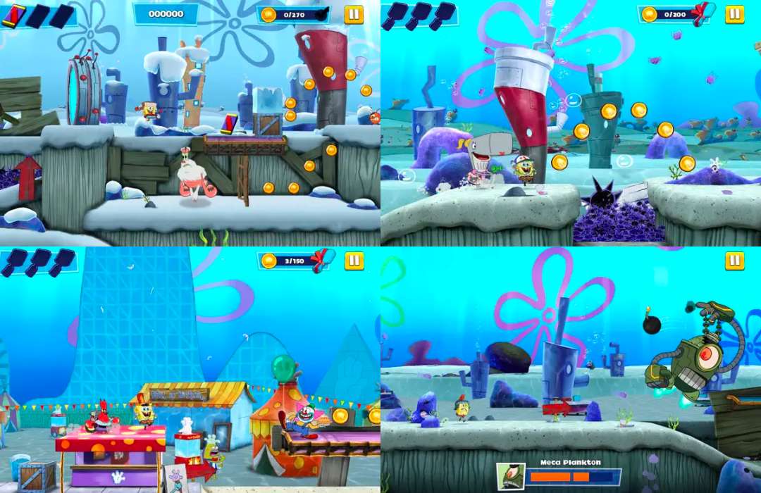 Apple arcade 遊戲推薦 4：海綿寶寶 SpongeBob: Patty Pursuit