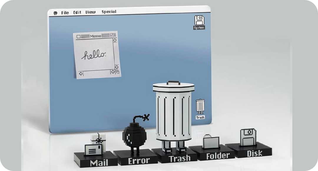 Classicbot 推出 1980年代 Mac 系統文具套組