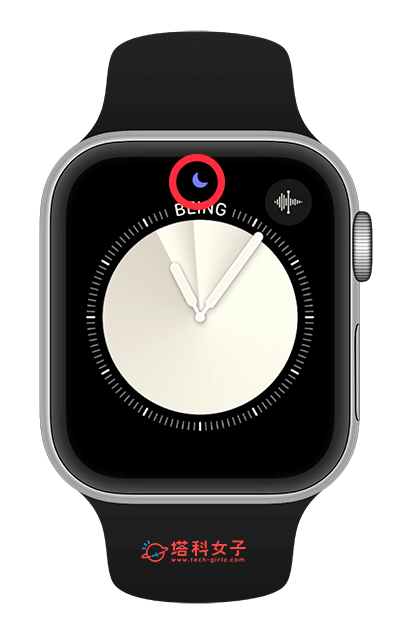 開啟 Apple Watch 勿擾模式