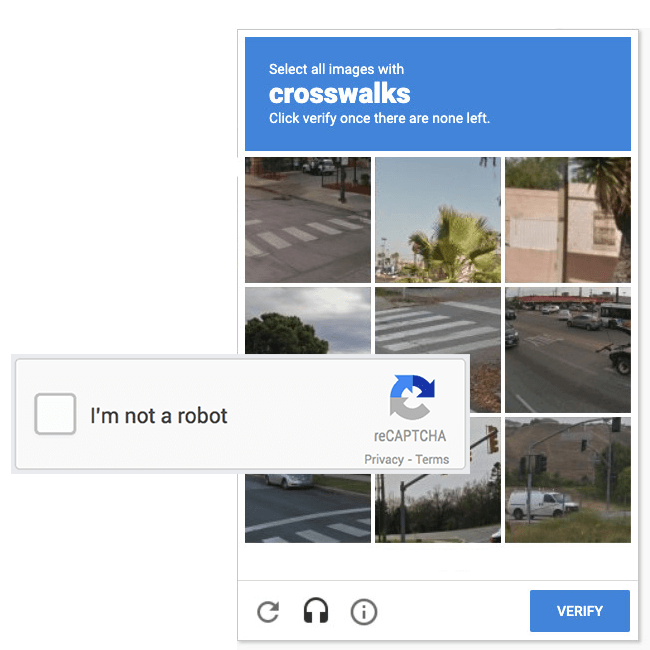 CAPTCHA 機器人驗證