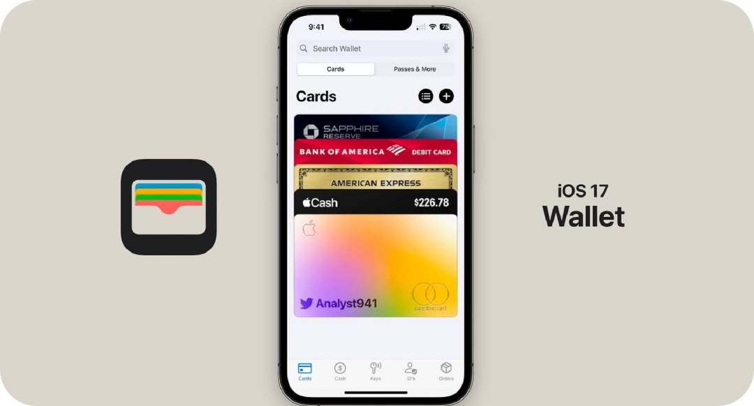iOS 17 將改版「錢包 App」