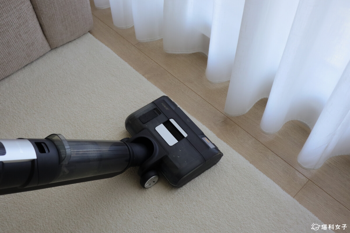 Jimmy HW9 Pro 洗地機實際使用：地毯清潔