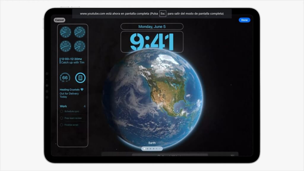 iPadOS 17 重點新功能：自訂鎖定畫面