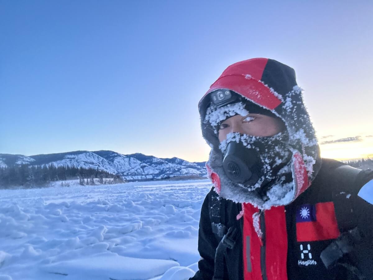 陳彥博「重返育空」加拿大育空極地橫越賽自拍