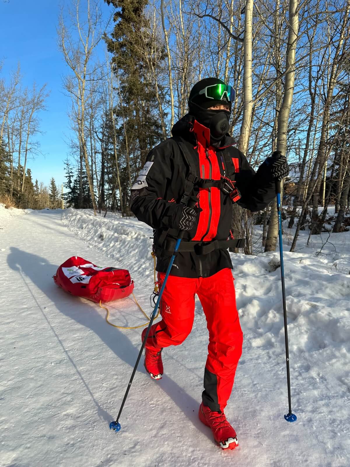 陳彥博「重返育空」加拿大育空極地橫越賽自拍