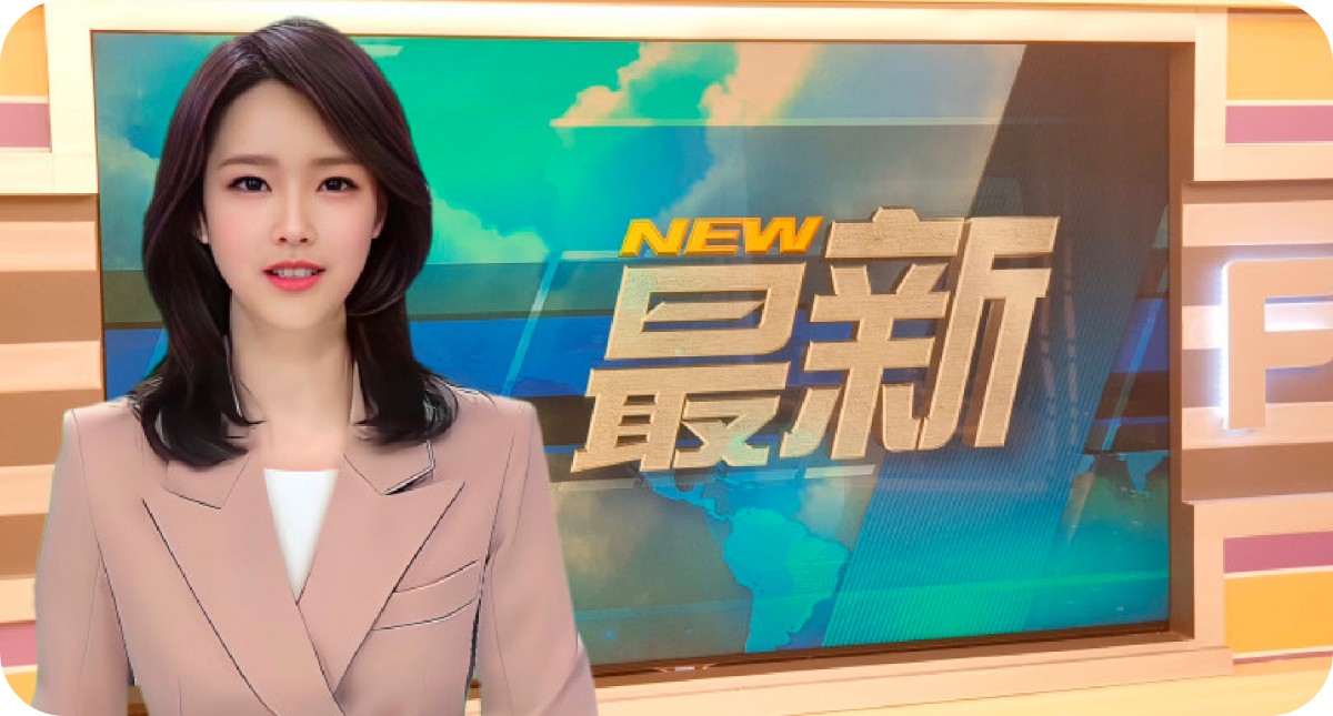 民視新聞台將在台灣推出首位 AI 虛擬主播