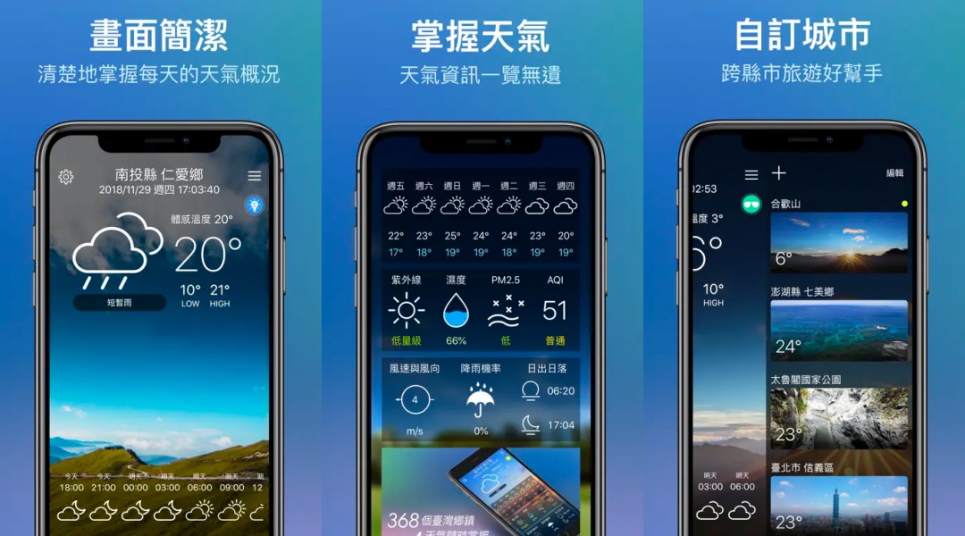 天氣 App 推薦 5：台灣超威的