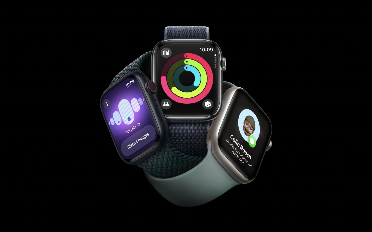 蘋果 Apple Watch 9：不銹鋼錶殼