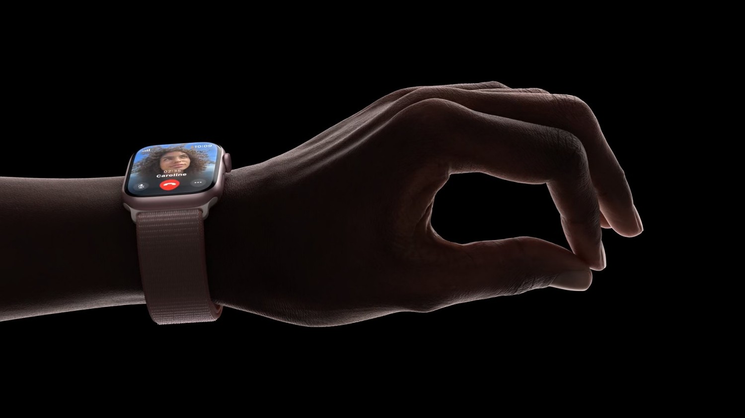 蘋果 Apple Watch 9：雙指互點兩下