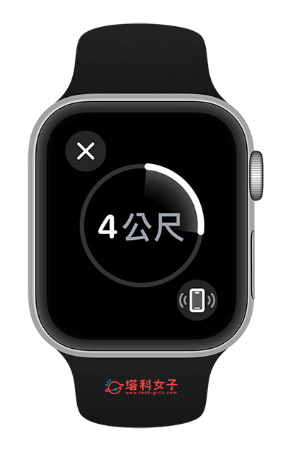 Apple Watch 9 尋找 iPhone 位置：查看距離與方位