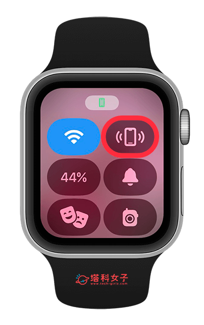 Apple Watch 9 尋找 iPhone 位置：點一下呼叫手機圖案