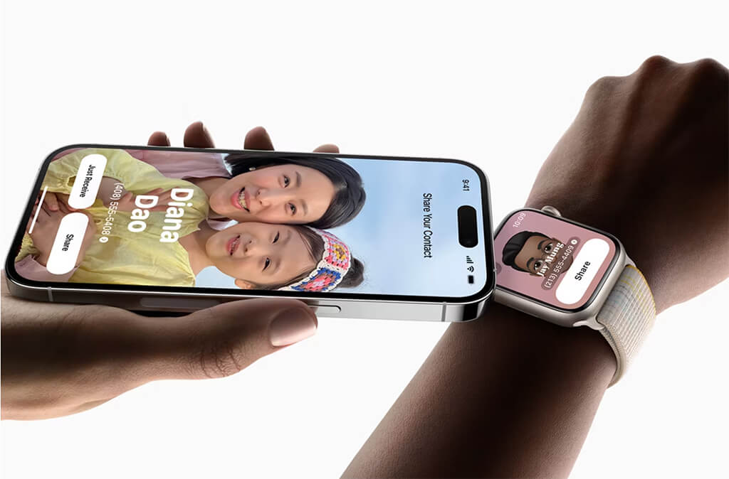 iPhone & Apple Watch NameDrop 使用須知